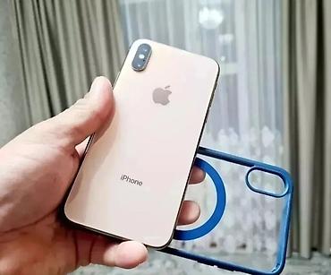Apple iPhone: IPhone X, Б/у, 256 ГБ, Золотой, Чехол, 100 % — 5