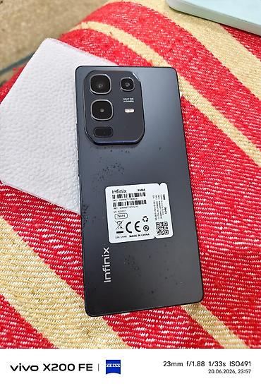note 50 pro: Infinix Note 30 Pro, 256 GB, rəng - Qara, Sensor — 1