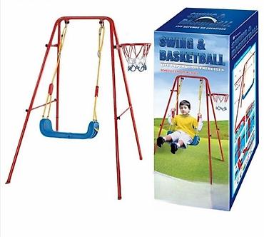 stihl vrbas: Ljuljaška i koš – Set za decu Zabava na jednom mestu! 🎈🏀 Ovaj set — 1