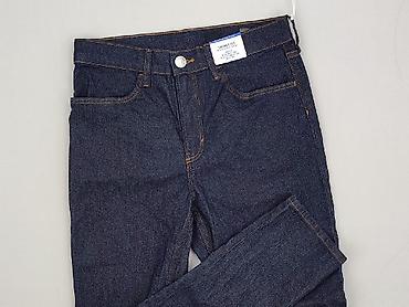 spodnice bombki: Spodnie jeansowe, H&M, 14 lat, 164, stan - Idealny — 1