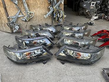 сл7: Комплект передних фар Honda 2003 г., Б/у, Оригинал, Япония — 1
