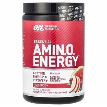 Maskalar, eynəklər: ⚡ Optimum Nutrition - Essential Amin.O. Energy® (Fruit Fusion) ⚡ 🔹