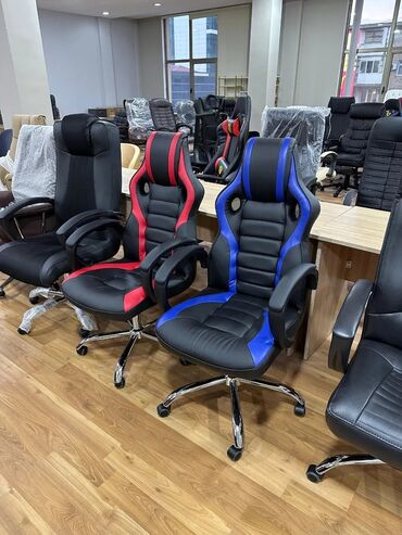 Ofis və oyun kresloları: Yeni, Təkərli, Qolları tənzimlənir, Dəri -da lalafo.az — 27 Ofis və oyun kresloları: Yeni, Təkərli, Qolları tənzimlənir, Dəri — 27
