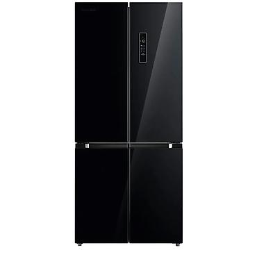 Soyuducular: Yeni 4 qapılı Toshiba Soyuducu Satılır, rəng - Qara, Kredit var — 3