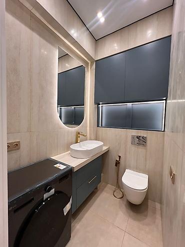 нурзаман квартиры: 3 комнаты, 83 м², 10 мкр Элитка, 13 этаж, Дизайнерский ремонт — 10