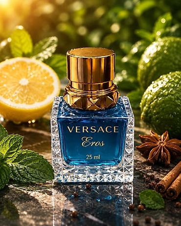 kişi: Versace Eros – 25 ml - Növ: kişi üçün ətir (EDT/EDP təqdimatı brendin — 1
