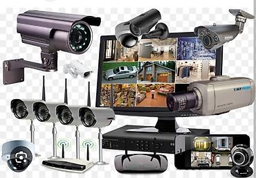 Foto və videokameralar: Müşahidə və təhlükəsizlik sistemi – IP/HD kamera komplekti - Daxili — 1