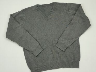 sweterek z białym kołnierzykiem: Sweterek, Marks & Spencer, 14 lat, 158-164 cm, stan - Dobry