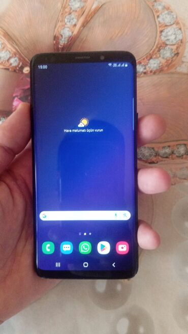 samsung s9 qiyməti: Samsung Galaxy S9 Plus, 64 GB, rəng - Qara, Sensor, Barmaq izi, Simsiz şarj