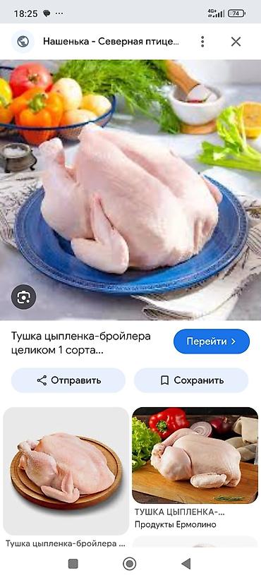 пень: Тушка цыплёнка-бройлера целиком - Целая потрошёная тушка без пера и — 4