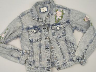zara kurtka z kożuszkiem: Forever 21, Kurtka jeansowa damska, rozmiar S