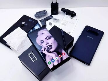 сумка органайзер: Samsung Galaxy Note 8, Колдонулган, 512 ГБ, түсү - Кара, 1 SIM, 2 SIM