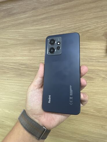 где можно продать телефон бу: Redmi, Redmi Note 12, Б/у, 128 ГБ, цвет - Синий, 2 SIM