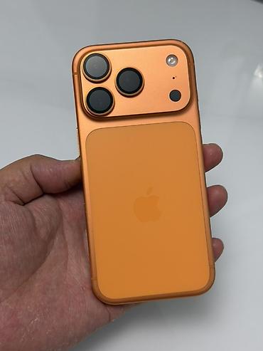 oneplus ace: IPhone 17 Pro, Б/у, 512 ГБ, Оранжевый, Защитное стекло, Чехол, Кабель, 92 % — 1