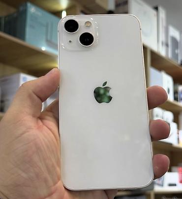 iphone 111: IPhone 13, 128 GB, Ağ, Zəmanət, Simsiz şarj, Face ID — 3