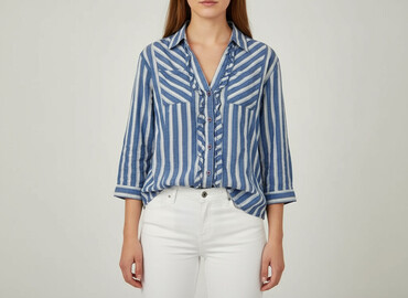 Shirts: Women`s shirt, size M