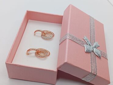 Серьги: Серьги, Женские, Вставка: Фианит, Новый — 2