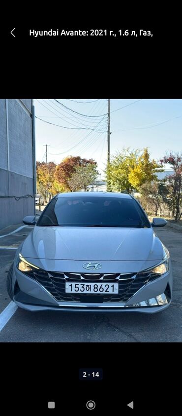 Hyundai: Hyundai Avante: 2021 г., 1.6 л, Автомат, Газ, Седан — 14