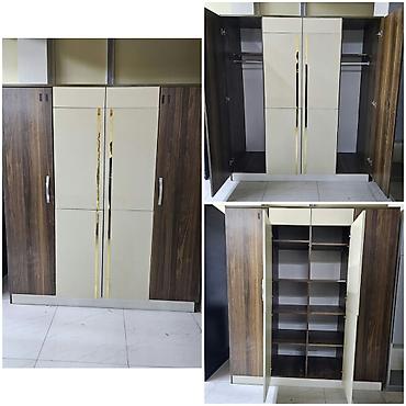 qapi pencere setkalari: Dolab 235 azn.*Çatdırılma pulsuzdur* Ölçüləri Eni 1.70sm Hünd 1.90sm — 1