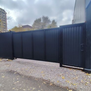 Откатные ворота: ВОРОТА Откатные | ДАРБАЗА Все виды автоматических ворот! Откатные — 10