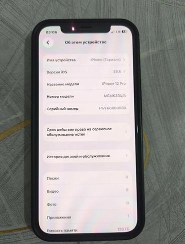 титаник: IPhone 12 Pro, Новый, 128 ГБ, Графит, Чехол, 79 % — 1