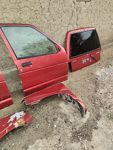 devo tiko: Кузовные запчасти Daewoo Tico, красный цвет: - Передние двери — 1