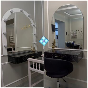 Salon masaları: ✔️250 man(Nərimanov). Salon ucun 2 dest guzgu. Təcili satılır.İkisi