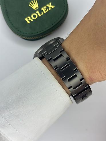 saatlar type 0: Yeni, Qol saatı, Rolex, rəng - Qara — 4