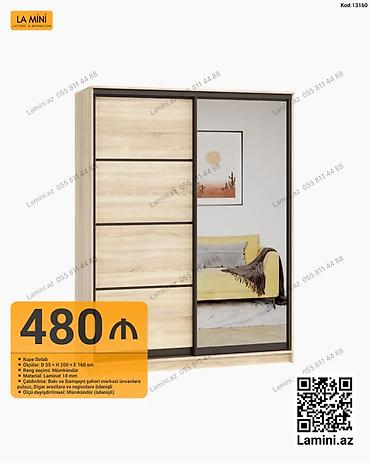 Kupe Dolab - Model kodu: 13160 (La Mini) - Qiymət: 480 ₼ - Ölçülər lalafo.az -da Kupe Dolab - Model kodu: 13160 (La Mini) - Qiymət: 480 ₼ - Ölçülər