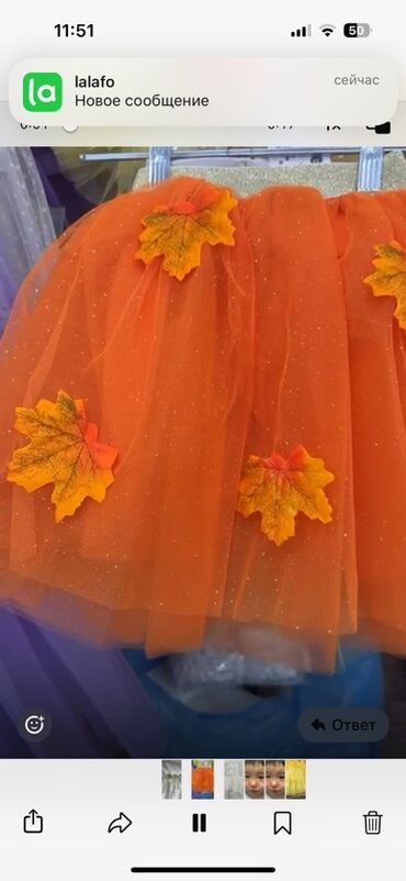 хиджаб для детей: Юбка, Модель юбки: Ту-ту, Мини, Фатин, По талии