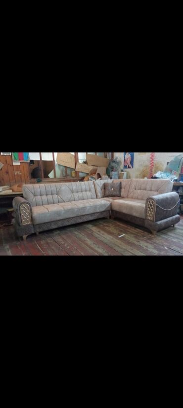 Sifarişlə mətbəx mebeli: Sifarişlə mətbəx dəsti, Özü çəkən petlələr, MDF, Kredit var — 22