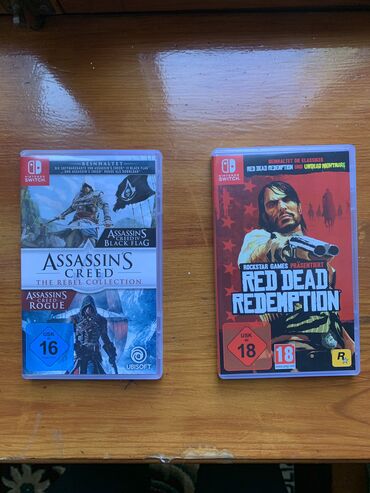 Nintendo Switch: Red Dead Redemption - 3000 сом Assassin’s Creed the rebel collection -