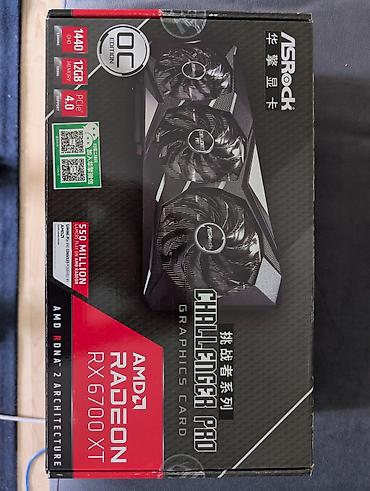 amd: Видеокарта для ПК, Новый, AMD, Radeon RX, 12 ГБ — 8