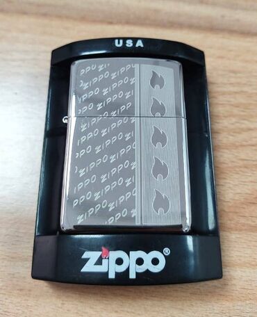 подарок на: Зажигалки Zippo (копии), не заправленные. Цена за единицу - 500 сом