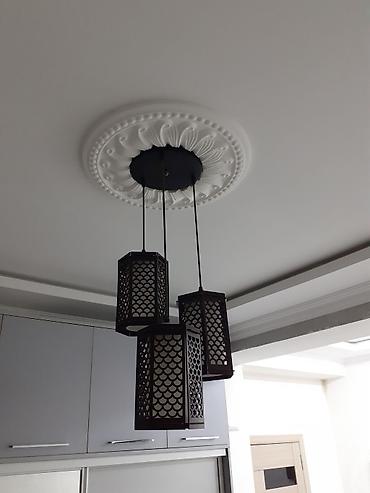 plasdik qapi pencere: Çılçıraq, 3 lampa, Metal — 1