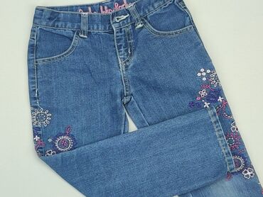 jeansy dla dzieci z dziurami: Jeans, 5-6 years, 110/116, condition - Very good