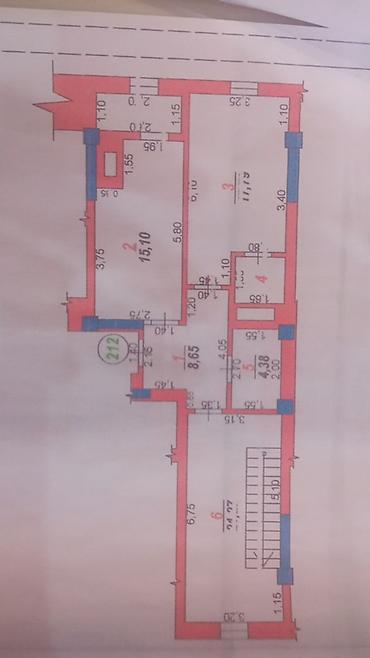osh flats: 4 комнаты, 203 м², Элитка, 13 этаж, ПСО (под самоотделку) — 2