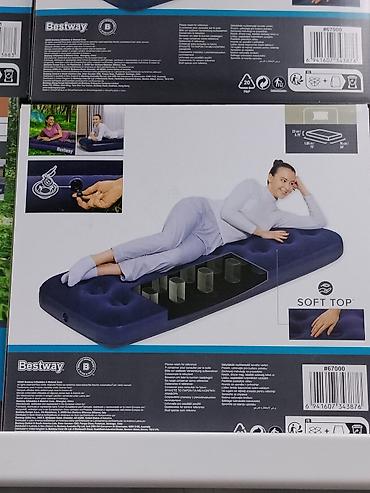 Надувные матрасы: Надувной матрас Bestway с флокированным покрытием Soft Top - — 2