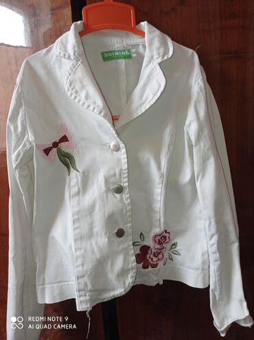 маленькие дорожные утюги: Итальянский белый пиджак для прекрасных маленьких принцессок 7-11 лет