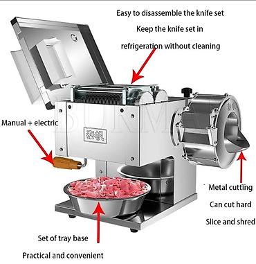 Мясорубки: Многофункциональная машина для резки мяса, коммерческий 1 измельчитель — 6