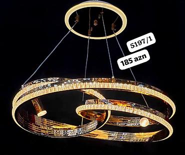 çiraq: Çılçıraq, 10 və daha çox lampa, Xrustal — 9