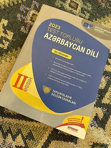Testlər: Azərbaycan dili Testlər 11-ci sinif, 2-ci hissə, 2023 il — 1