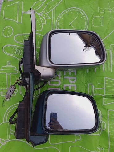 на прадо 120: Боковое правое Зеркало Honda 1999 г., Б/у, цвет - Серебристый, Оригинал