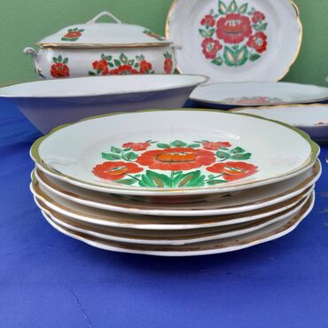 Nahar dəstləri və servizlər: Nahar dəsti, rəng - Ağ, Farfor — 7