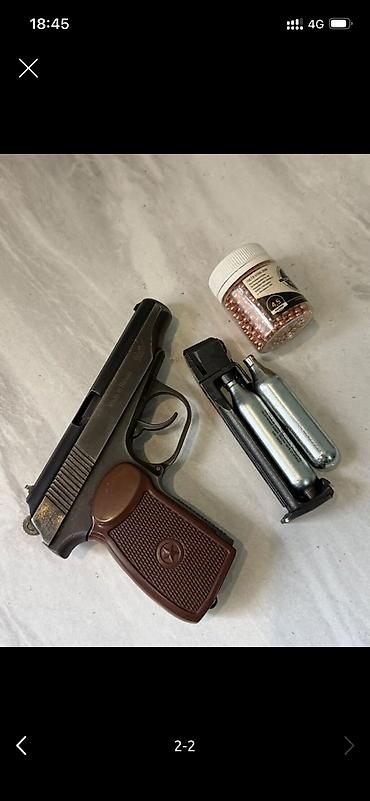 ak 47: Пневматический пистолет МР-654К (реплика ПМ), CO₂ - Тип: пневматика — 1