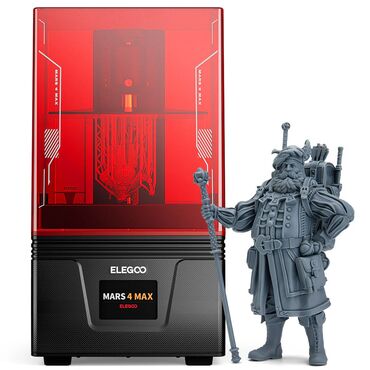 принтер баку: Elegoo Mars 4 Max 6K MSLA Yüksək detallı modellər çap etmək üçün çox