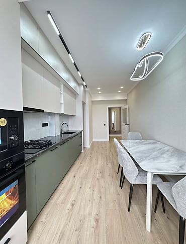 crystal tower: 2 комнаты, 66 м², Кок-Жар ж/м Элитка, 8 этаж, Дизайнерский ремонт — 1
