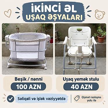 İkinci əl uşaq əşyaları 1) Beşik/nənni – 100 AZN - Metal karkaslı lalafo.az -da İkinci əl uşaq əşyaları 1) Beşik/nənni – 100 AZN - Metal karkaslı