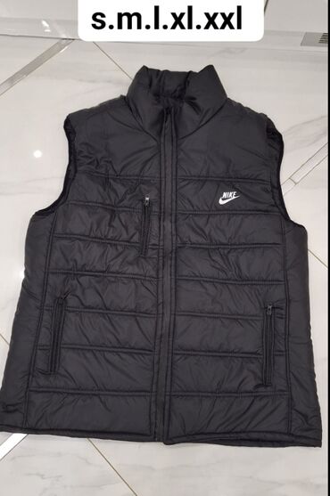 tommy jakna muska: Vest, 2XL (EU 56), L (EU 52), M (EU 50), Nike, color - Black