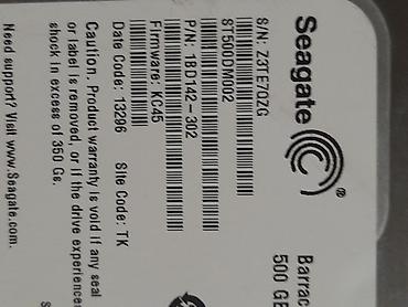 barracuda: Накопитель для ПК, Б/у, Seagate, HDD, 512 ГБ, 3.5", Для ПК — 3
